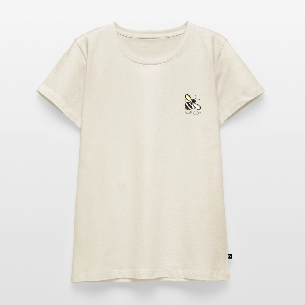 Damen Premium Bio T-Shirt - Plüschmoors - Naturweiß