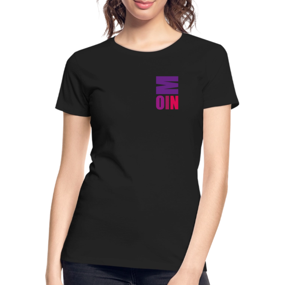 Frauen Premium Bio T-Shirt - Moin - Schwarz