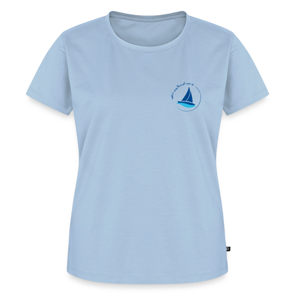 Küstenkurs - Damen Premium Bio T-Shirt - Hellblau