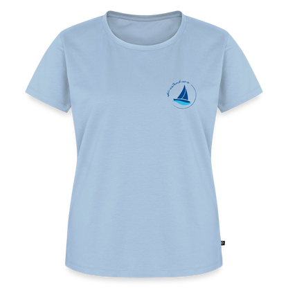 Küstenkurs - Damen Premium Bio T-Shirt - Hellblau
