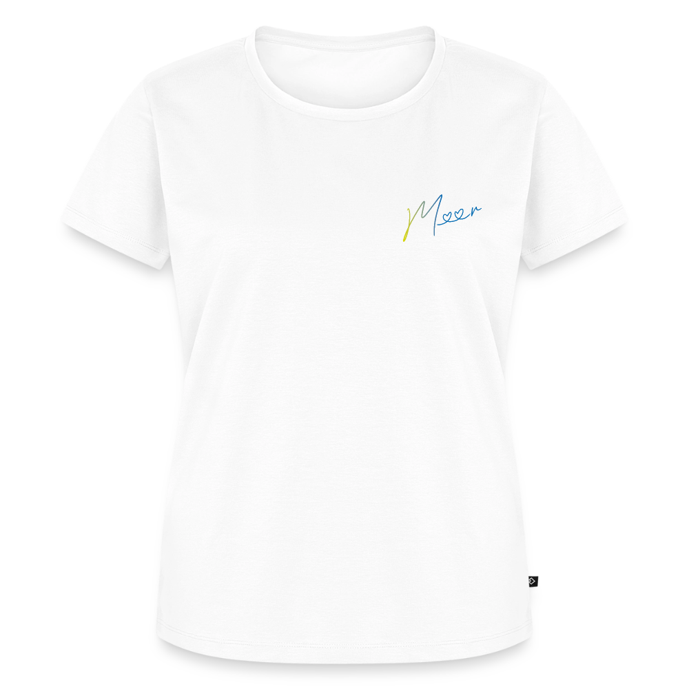 Damen Premium Bio T-Shirt - Meer - Weiß