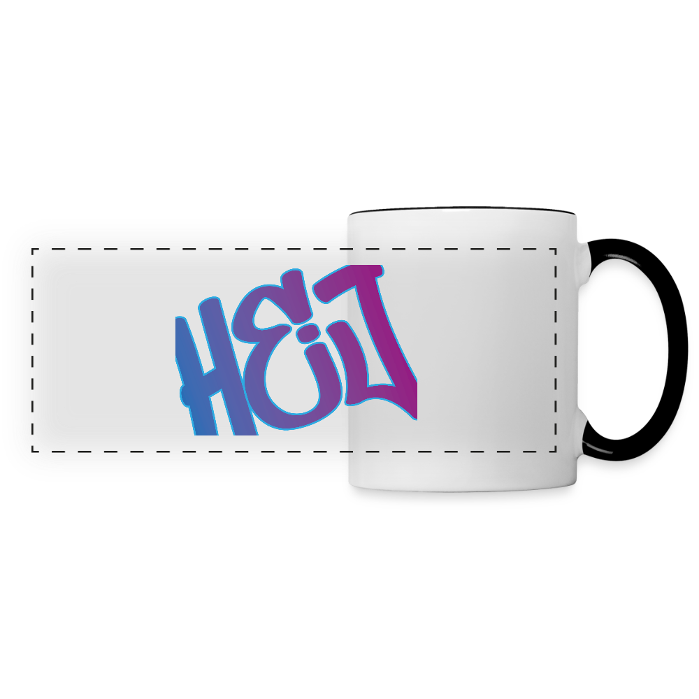 Panoramatasse - Hej - Weiß/Schwarz