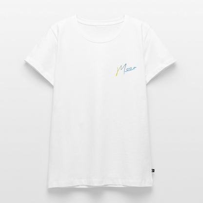 Damen Premium Bio T-Shirt - Meer - Weiß