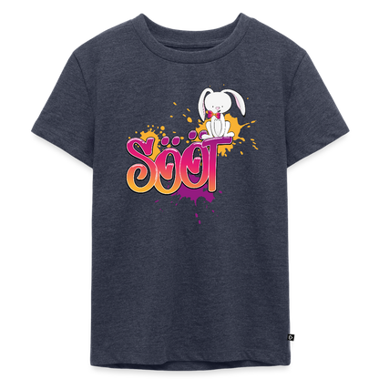 Kinder Premium T-Shirt - sööt Haas - Jeansblau 