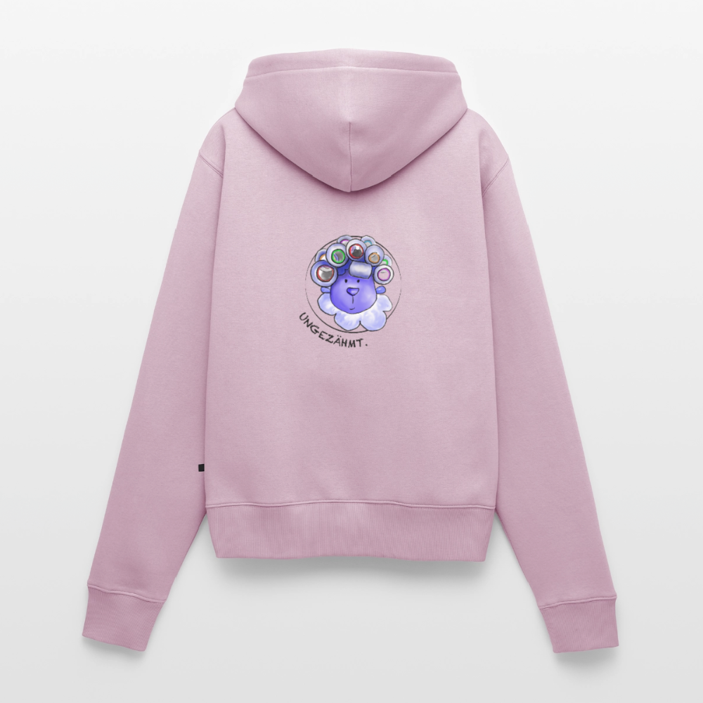 Damen Premium Kapuzenjacke - Schaf ungezähmt - Altrosa