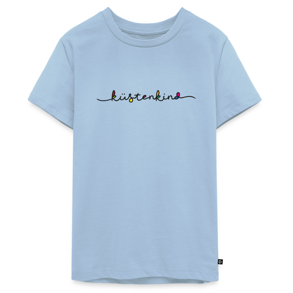 Teenager Premium T-Shirt "Küstenkind" - Hellblau