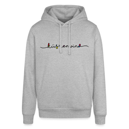 Küstenwind - Unisex Bio-Hoodie - Grau meliert