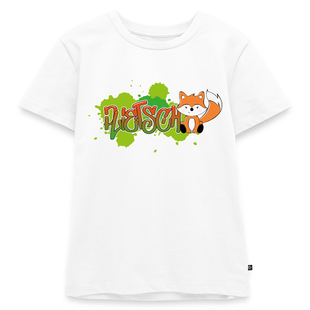 Kinder Premium T-Shirt - plietsch Voss - Weiß