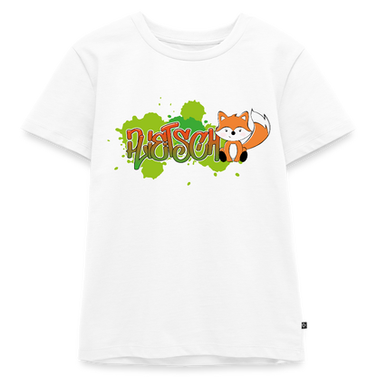 Kinder Premium T-Shirt - plietsch Voss - Weiß