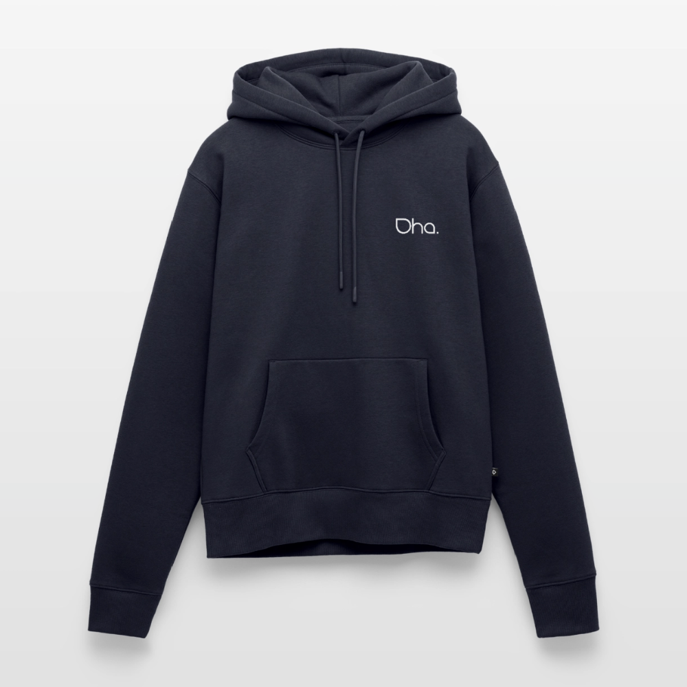 Oha (weiß) - Damen Premium Hoodie - Navy