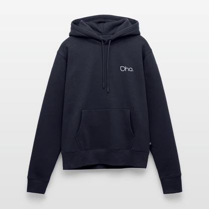 Oha (weiß) - Damen Premium Hoodie - Navy