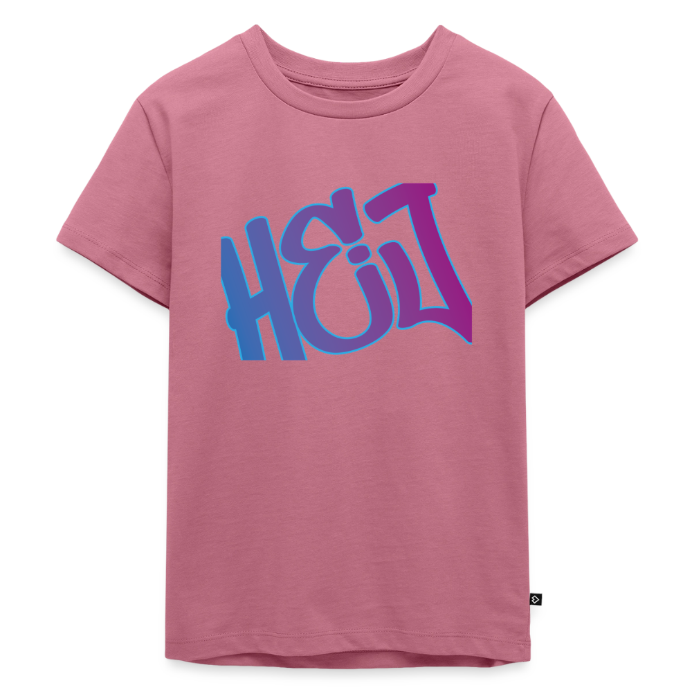 Kinder Premium T-Shirt "Hej" - Mauve