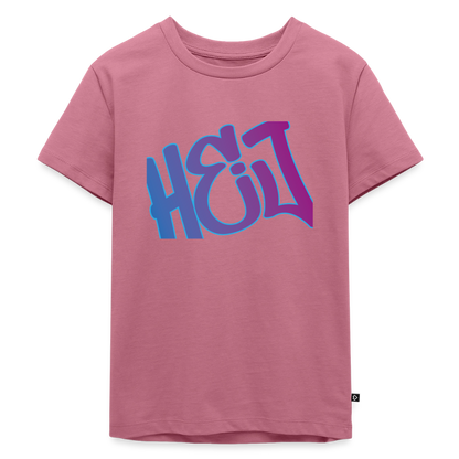 Kinder Premium T-Shirt "Hej" - Mauve
