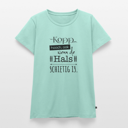 Damen Premium Bio T-Shirt - Kopp hooch - Mint 