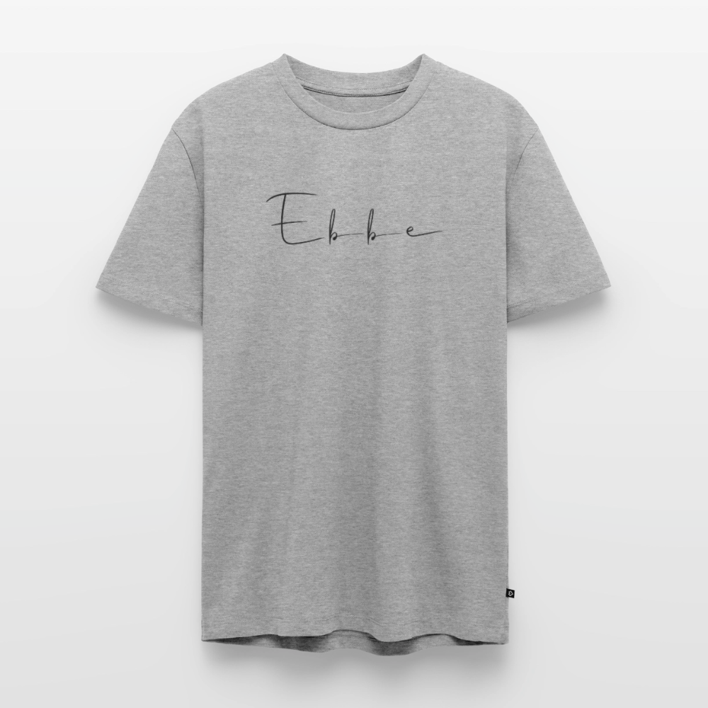 Ebbe - Herren Premium Bio T-Shirt - Grau meliert