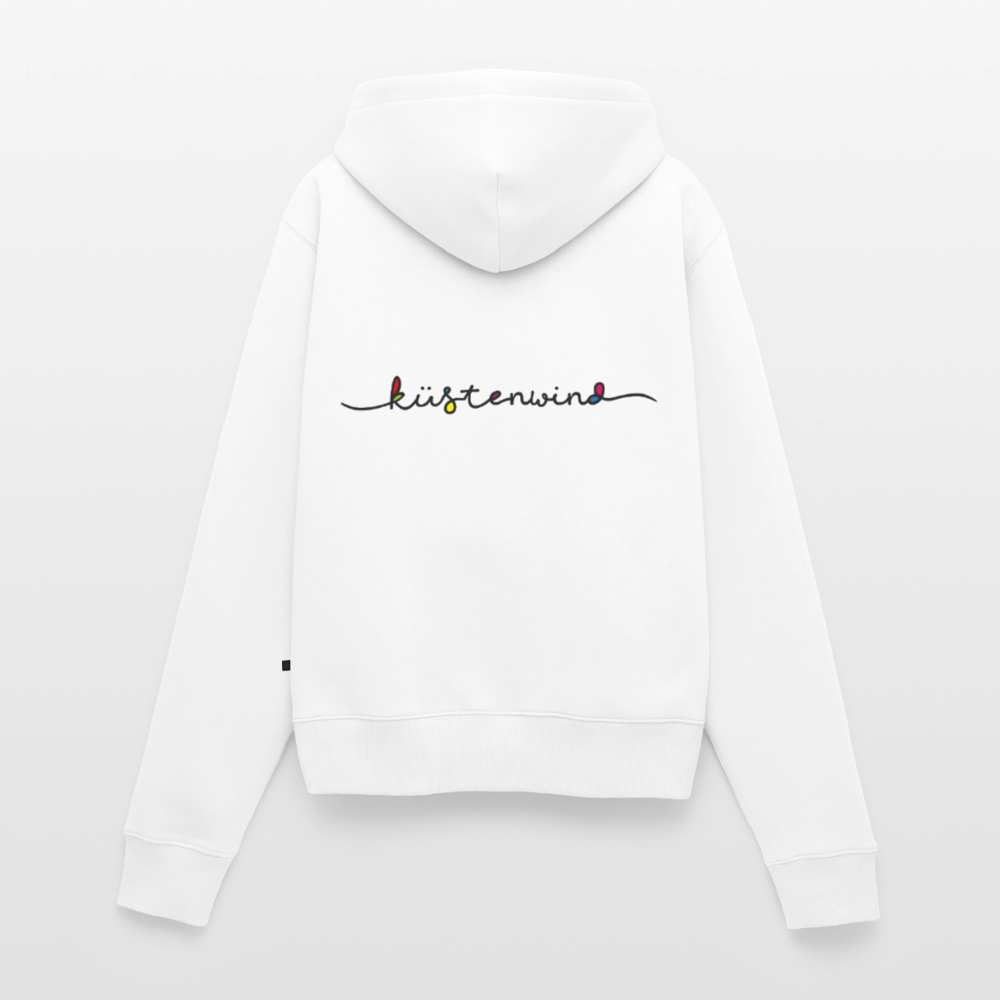 Küstenwind - Damen Premium Kapuzenjacke - Weiß