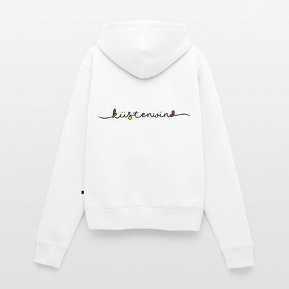 Küstenwind - Damen Premium Kapuzenjacke - Weiß