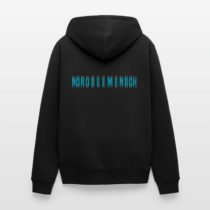 Nordseemensch - Herren Premium Kapuzenjacke - Schwarz