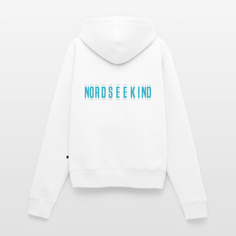 Nordseekind Damen Premium Kapuzenjacke - Weiß