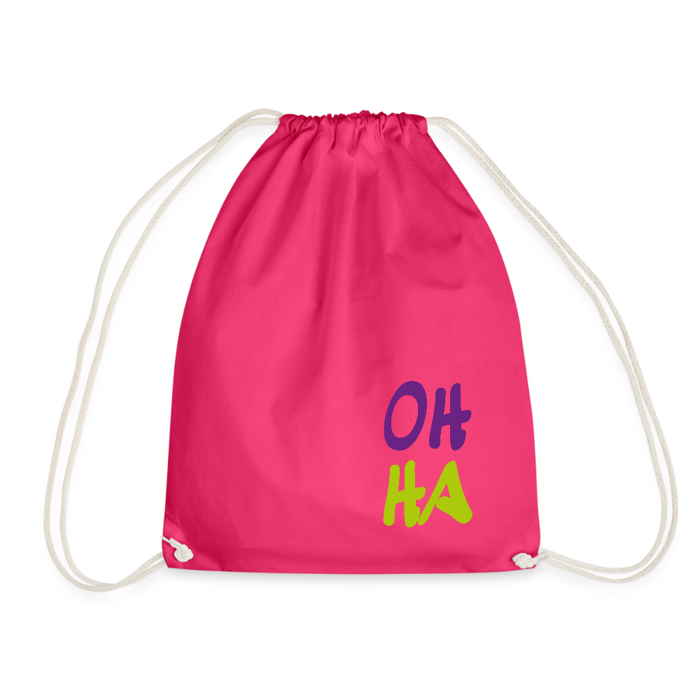Turnbeutel - Oh ha - Fuchsia