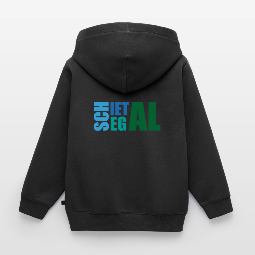 Kinder/Teenager Premium Hoodie "Schietegal" - Schwarz
