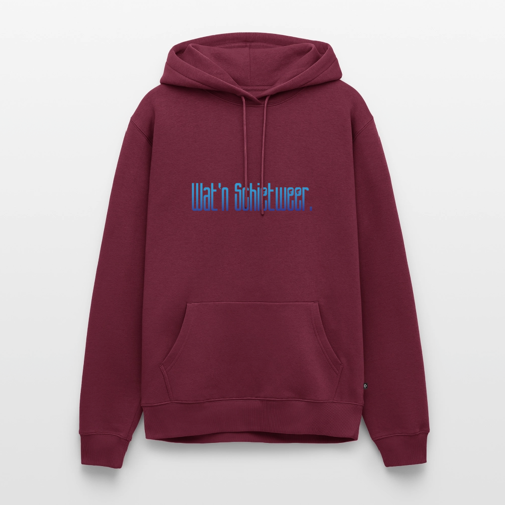 Herren Premium Hoodie - wat'n Schietweer - Burgunderrot