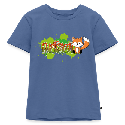 Kinder Premium T-Shirt - plietsch Voss - Taubenblau