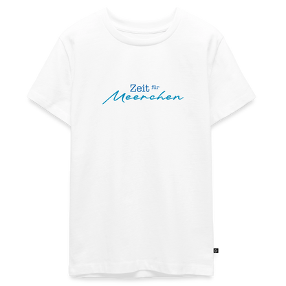 Teenager Premium T-Shirt "Zeit für Meerchen" - Weiß
