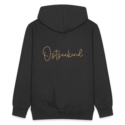 Männer Premium Kapuzenjacke - Ostseekind - Schwarz