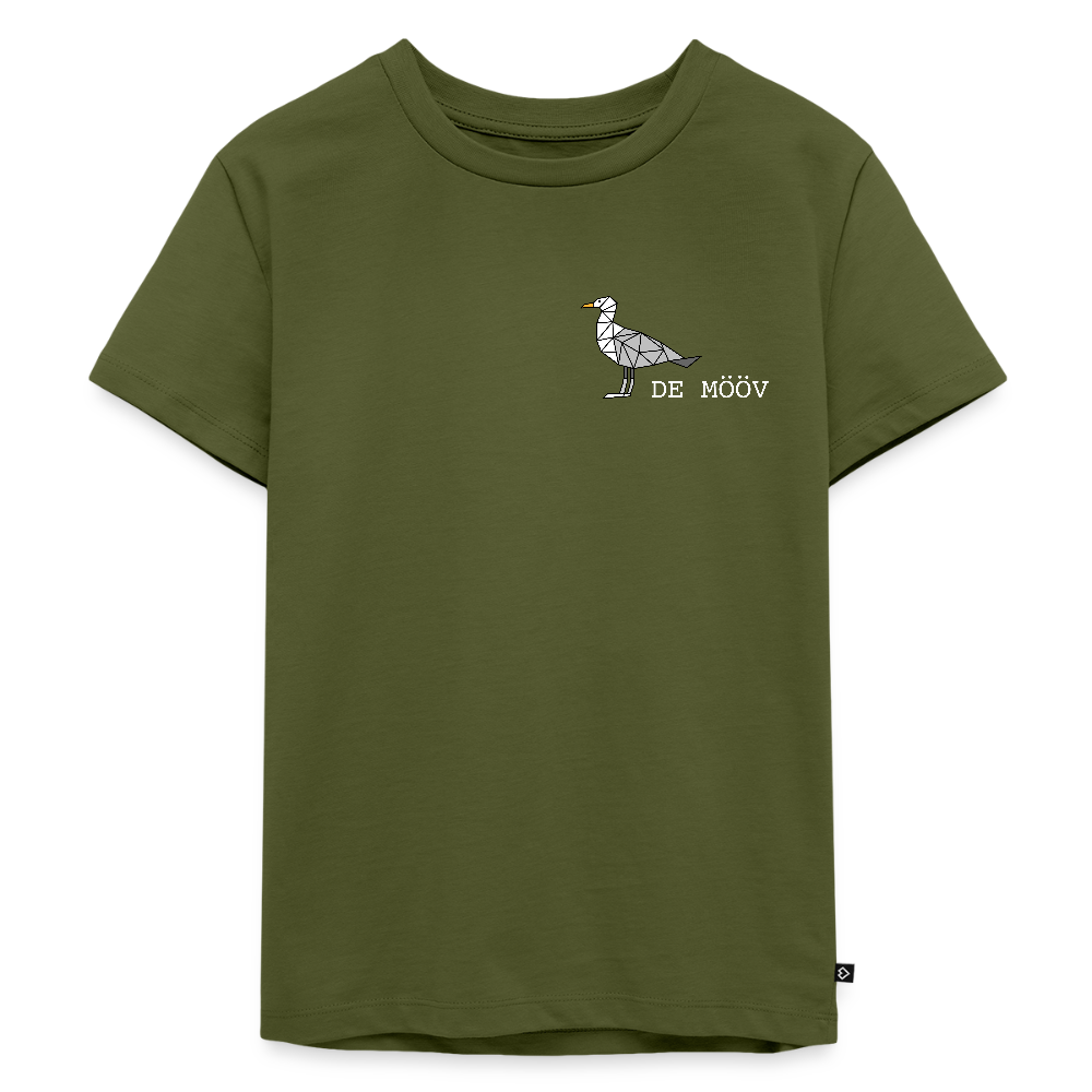 Kinder Premium T-Shirt - de Mööv (weiss) - Khaki
