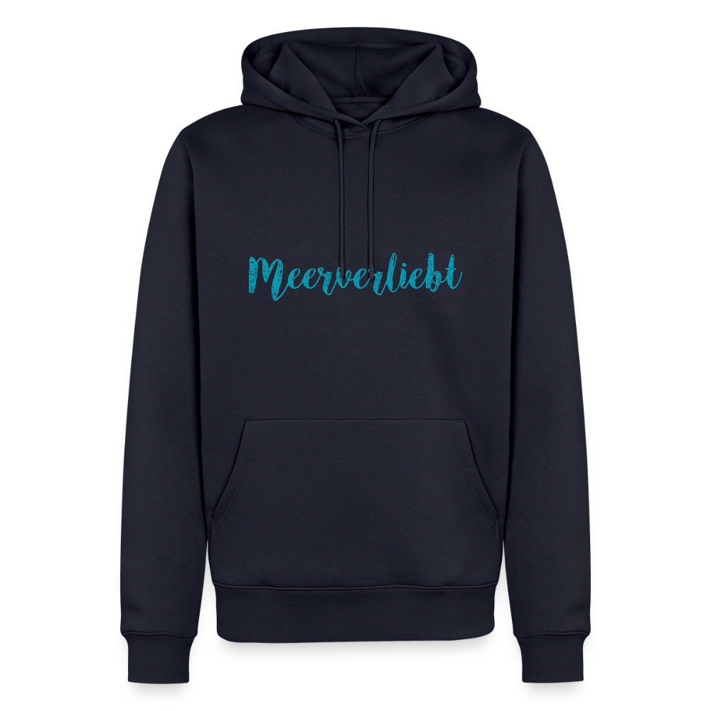 Herren Premium Hoodie - Meeverliebt - Navy