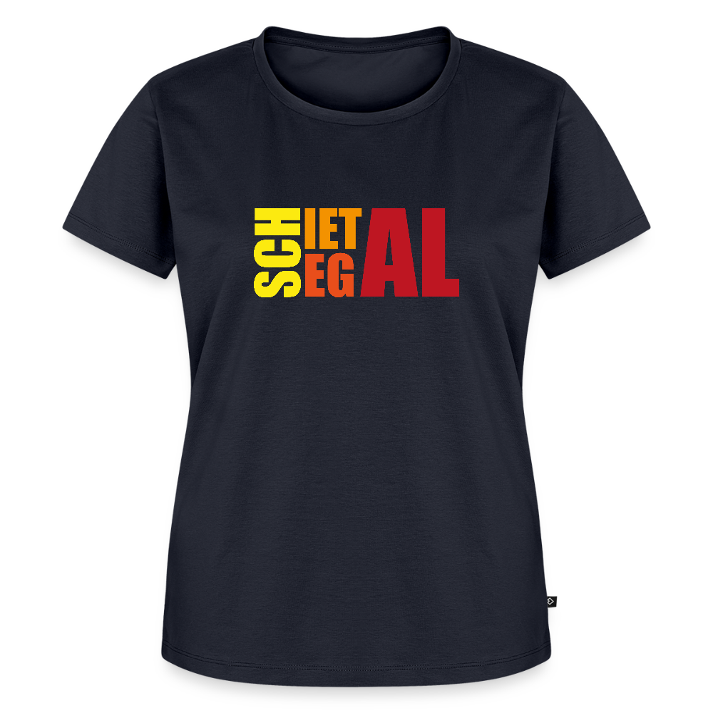 Damen Premium Bio T-Shirt - Schietegal - Navy