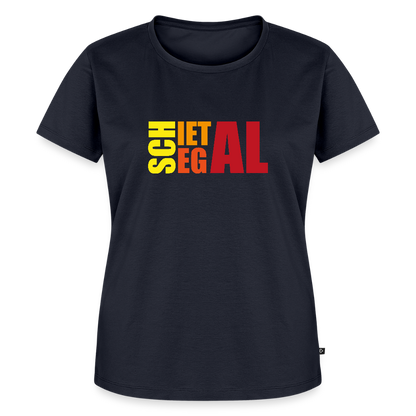 Damen Premium Bio T-Shirt - Schietegal - Navy