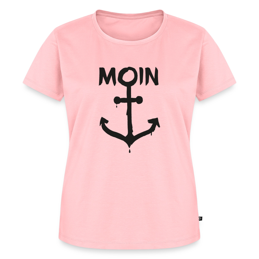 Damen Premium Bio T-Shirt - Moin Anker - Rosa