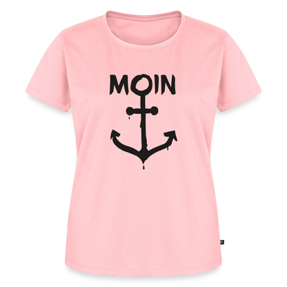 Damen Premium Bio T-Shirt - Moin Anker - Rosa