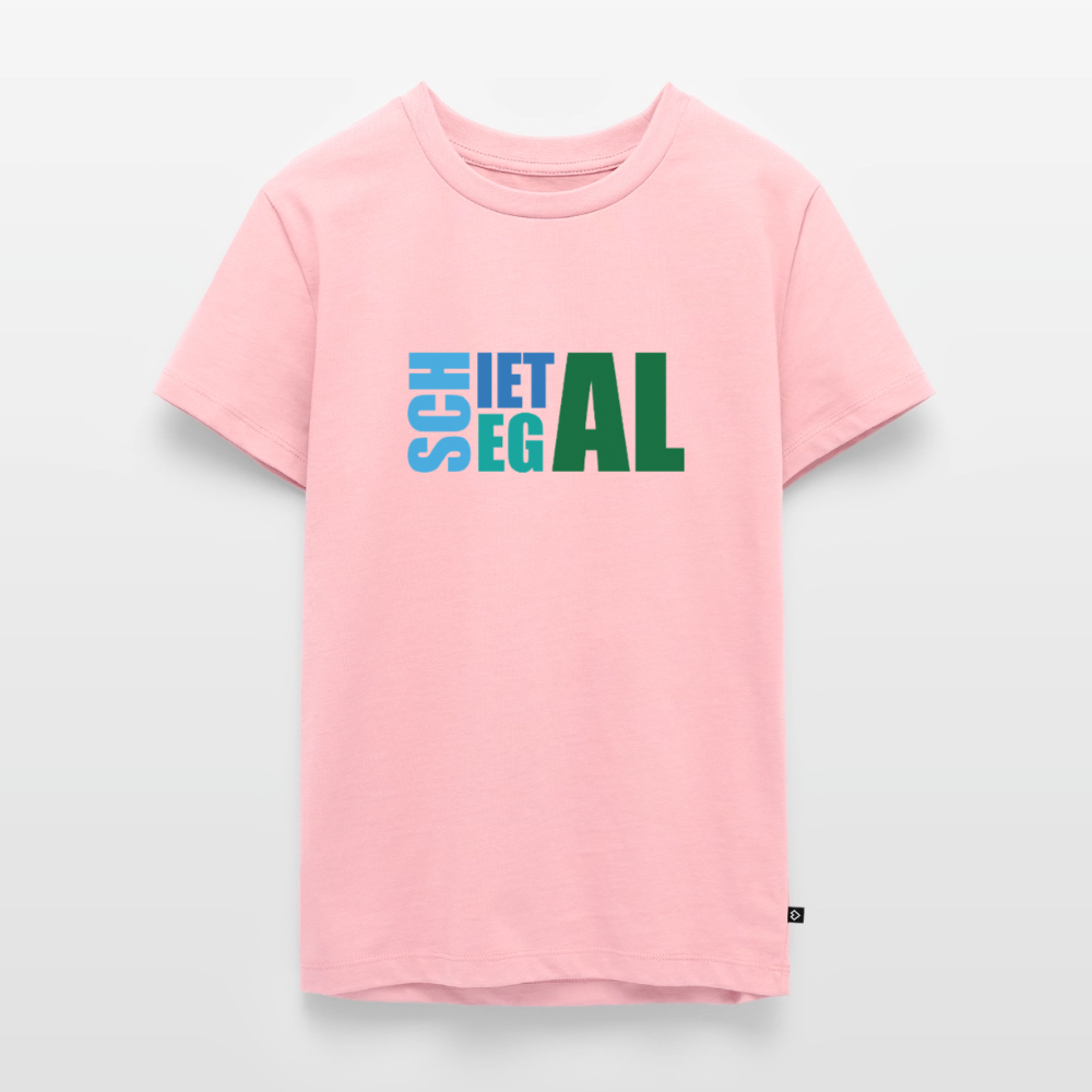 Teenager Premium T-Shirt "Schietegal" - Rosa