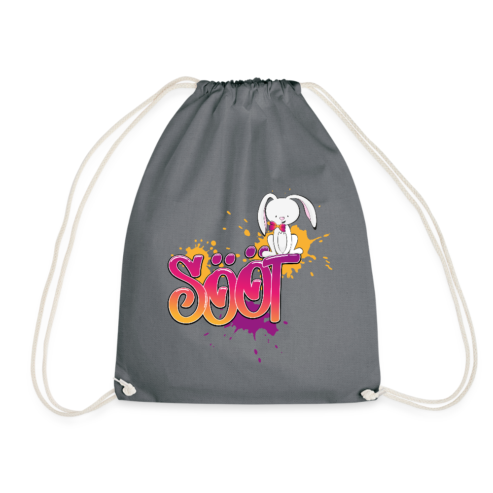 Turnbeutel - sööt Haas - Grau