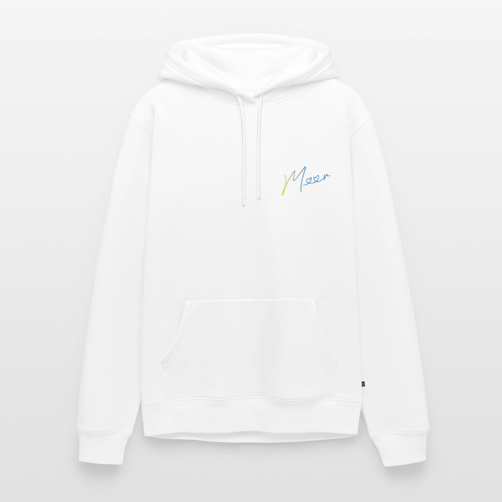 Männer Premium Hoodie - Meer - Weiß