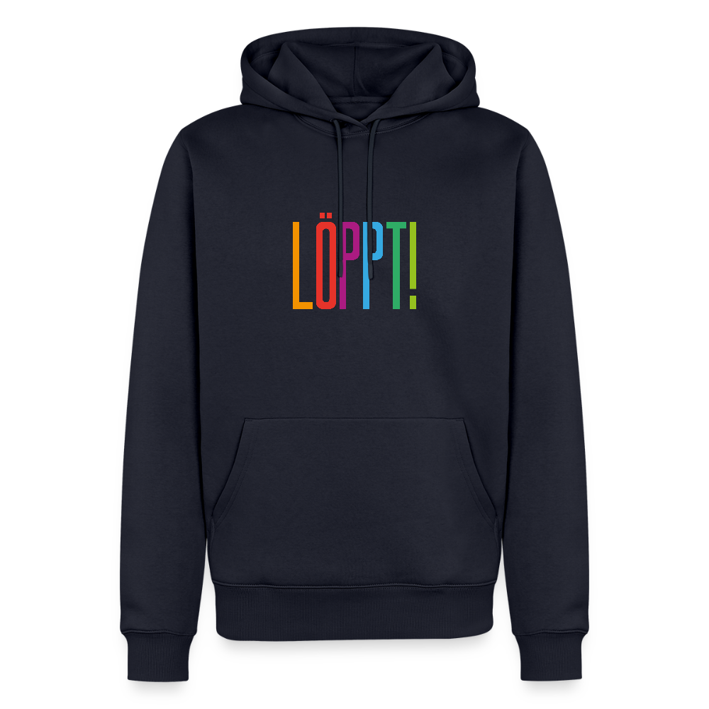 Herren Premium Hoodie - Löppt! - Navy