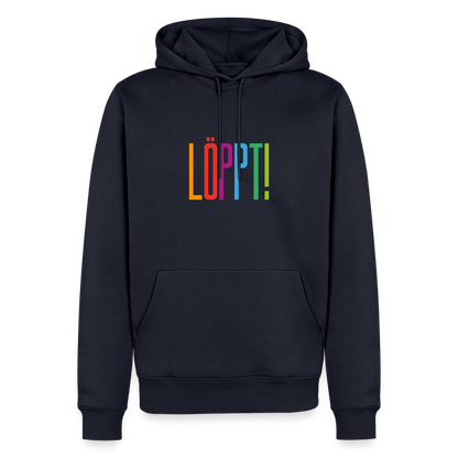 Herren Premium Hoodie - Löppt! - Navy