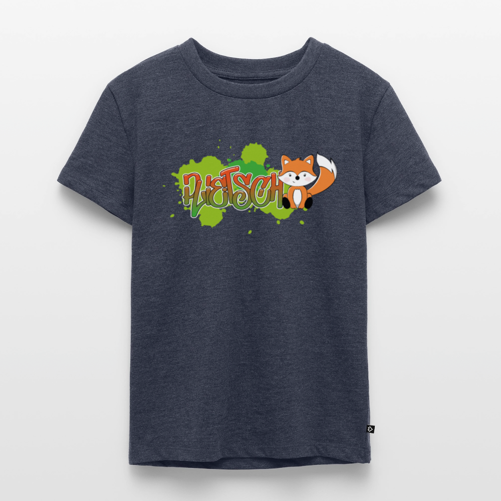 Kinder Premium T-Shirt - plietsch Voss - Jeansblau 