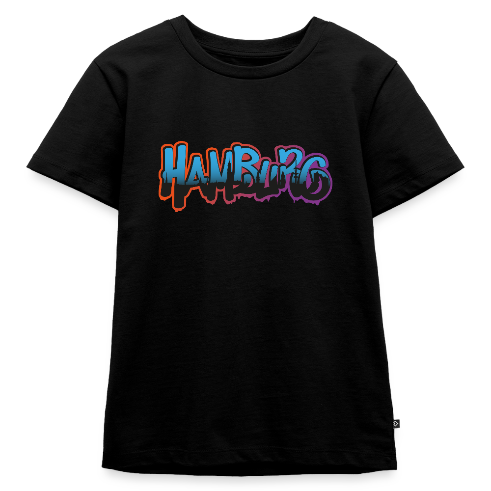 Kinder Premium T-Shirt - Hamburg - Schwarz