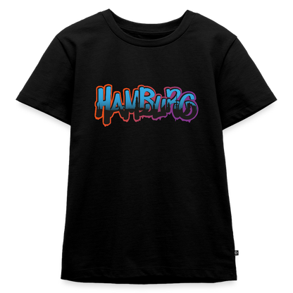 Kinder Premium T-Shirt - Hamburg - Schwarz