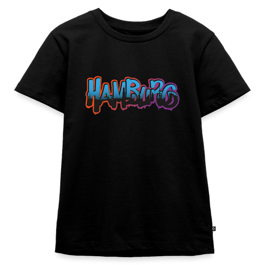 Kinder Premium T-Shirt - Hamburg - Schwarz