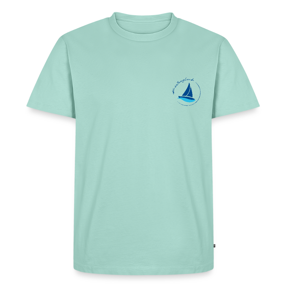 Herren Premium Bio T-Shirt - Küstenglück - Mint 