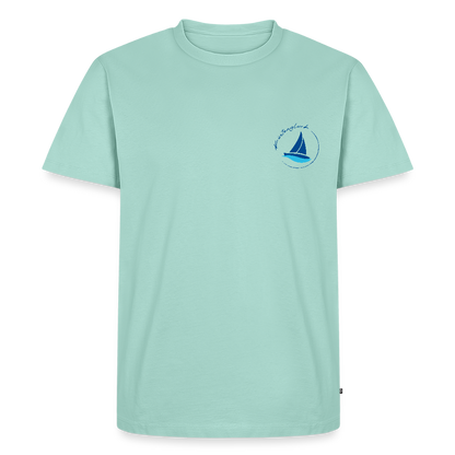 Herren Premium Bio T-Shirt - Küstenglück - Mint 