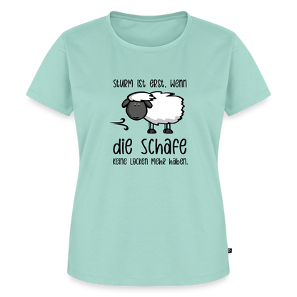 Damen Premium Bio T-Shirt - Schaf - Mint 