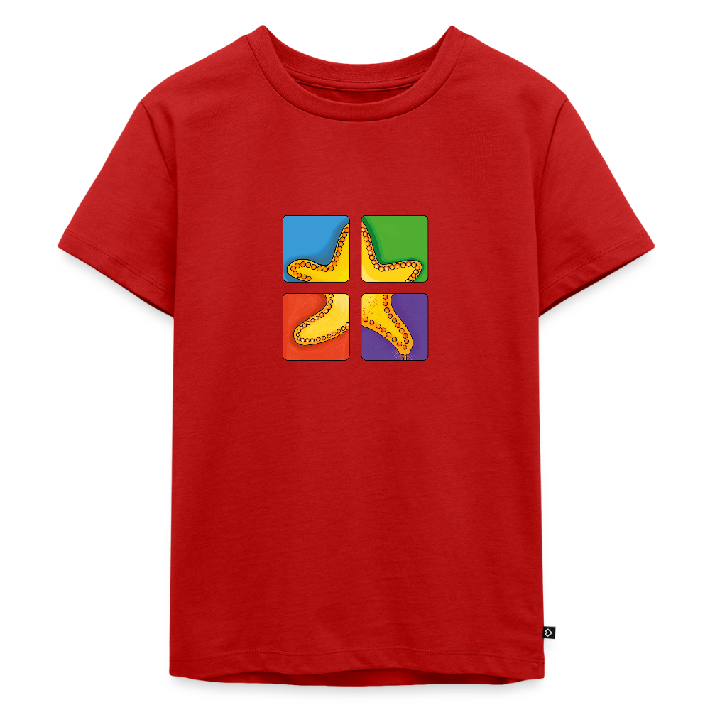 Kinder Premium T-Shirt - Seestern - Rot