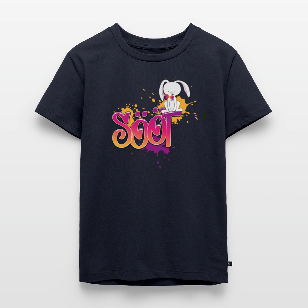 Kinder Premium T-Shirt - sööt Haas - Navy