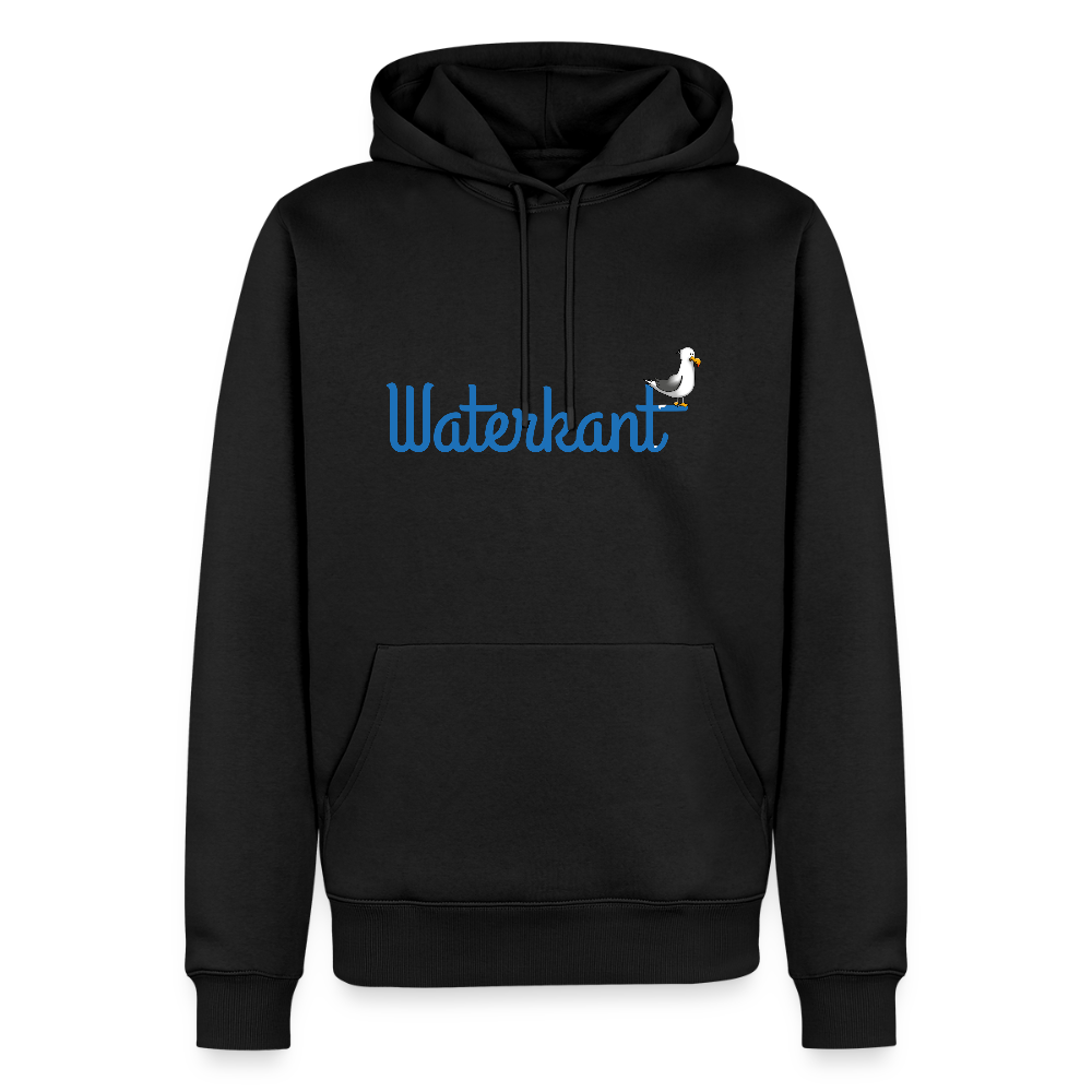 Herren Premium Hoodie - Waterkant - Schwarz